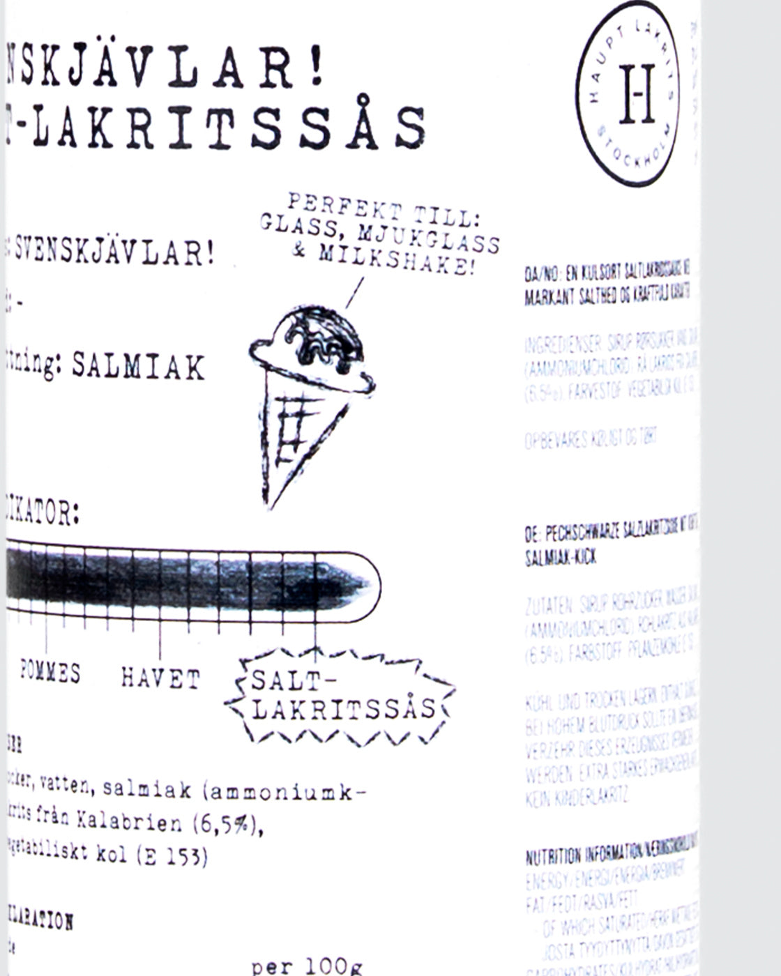 Svenskjävlar! Salt-lakritssås