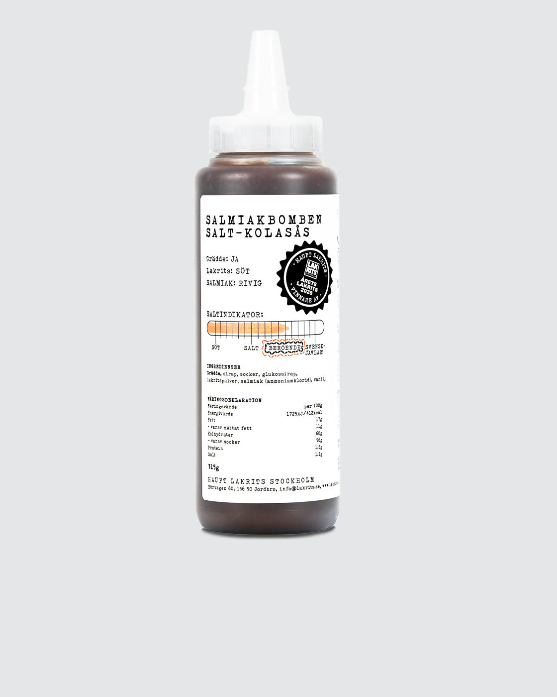 Salmiakbomben Salt-Kolasås