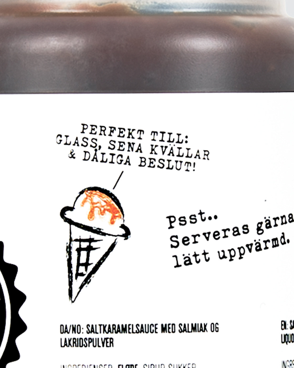 Salmiakbomben Salt-Kolasås