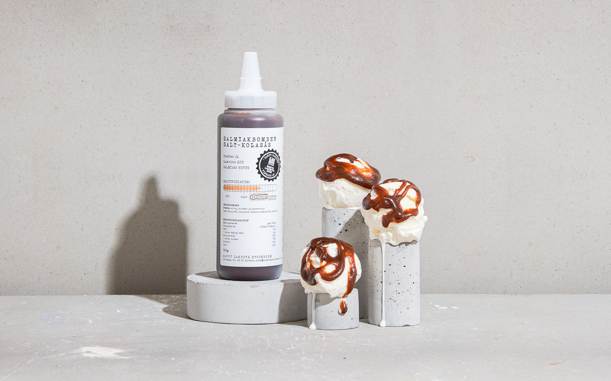 Salmiakbomben Salt-Kolasås