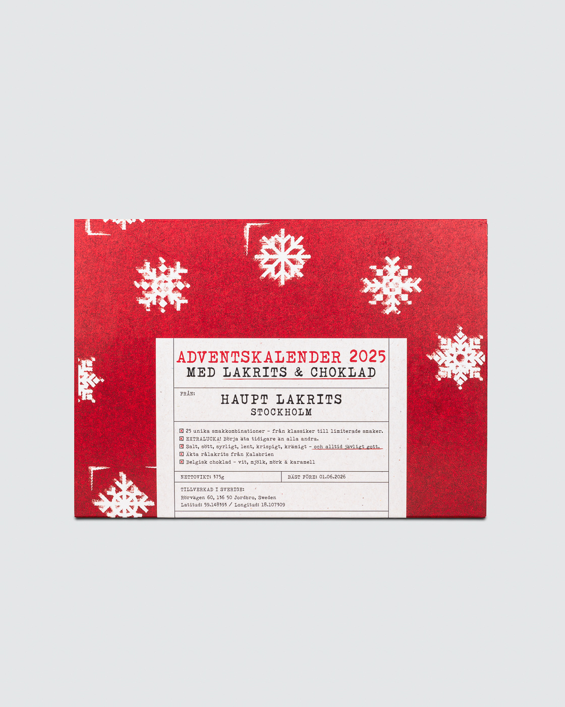 Adventskalender 2025 i gruppen Högtider / Högtider - Halloween hos Haupt Lakrits AB (100170198)